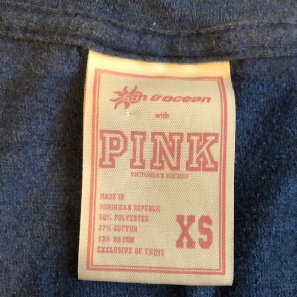 Victoria’s Secret Pink MLB Chicago Cubs Blue Black V-Neck T-Shirt Lot Bundle XS - Picture 4 of 13